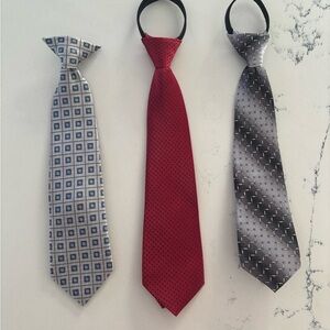 Set of Three Children’s Ties